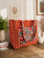 Blush Garden Quilted Tote