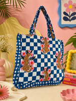 Checkmate Cheetah Tote