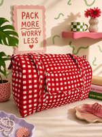 Cherry Check Duffle