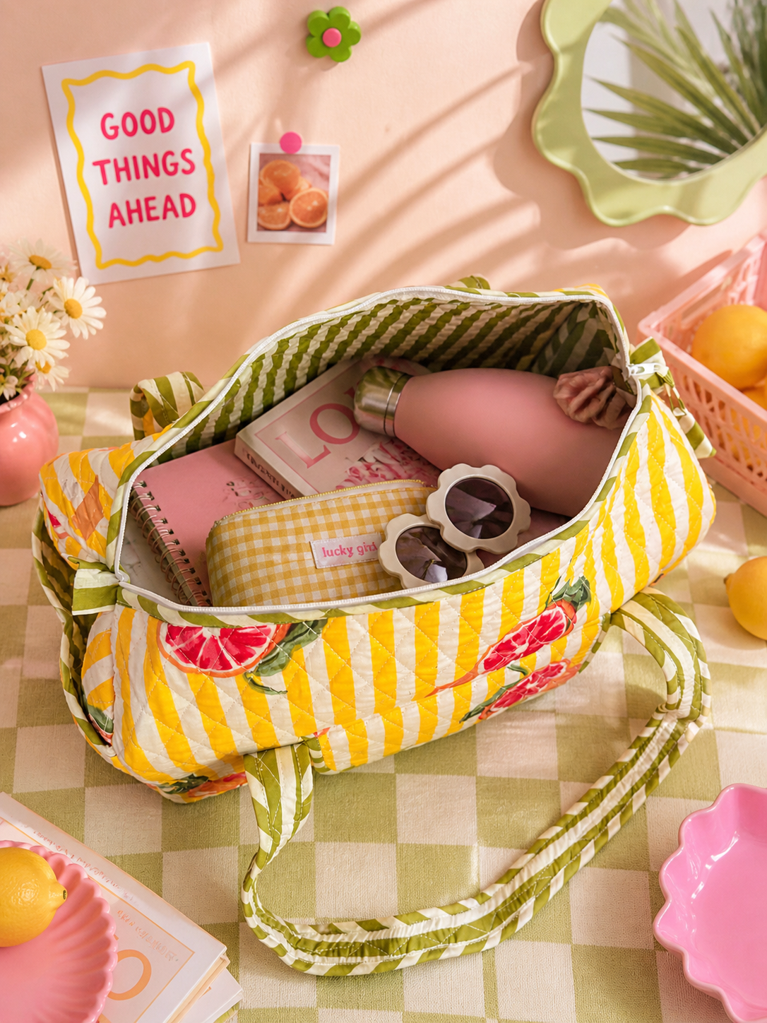 Citrus Bloom Duffle
