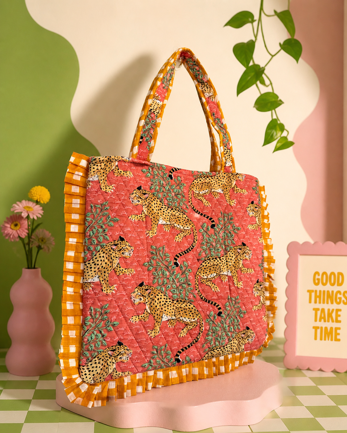 Coral Jungle Muse Tote