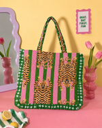Jungle Candy Ruffle Tote