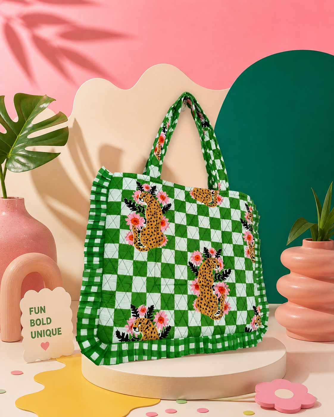 Jungle Ruffle Tote