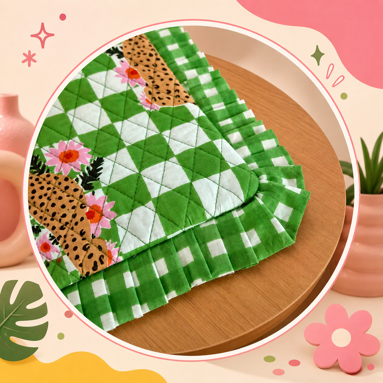 Jungle Ruffle Tote