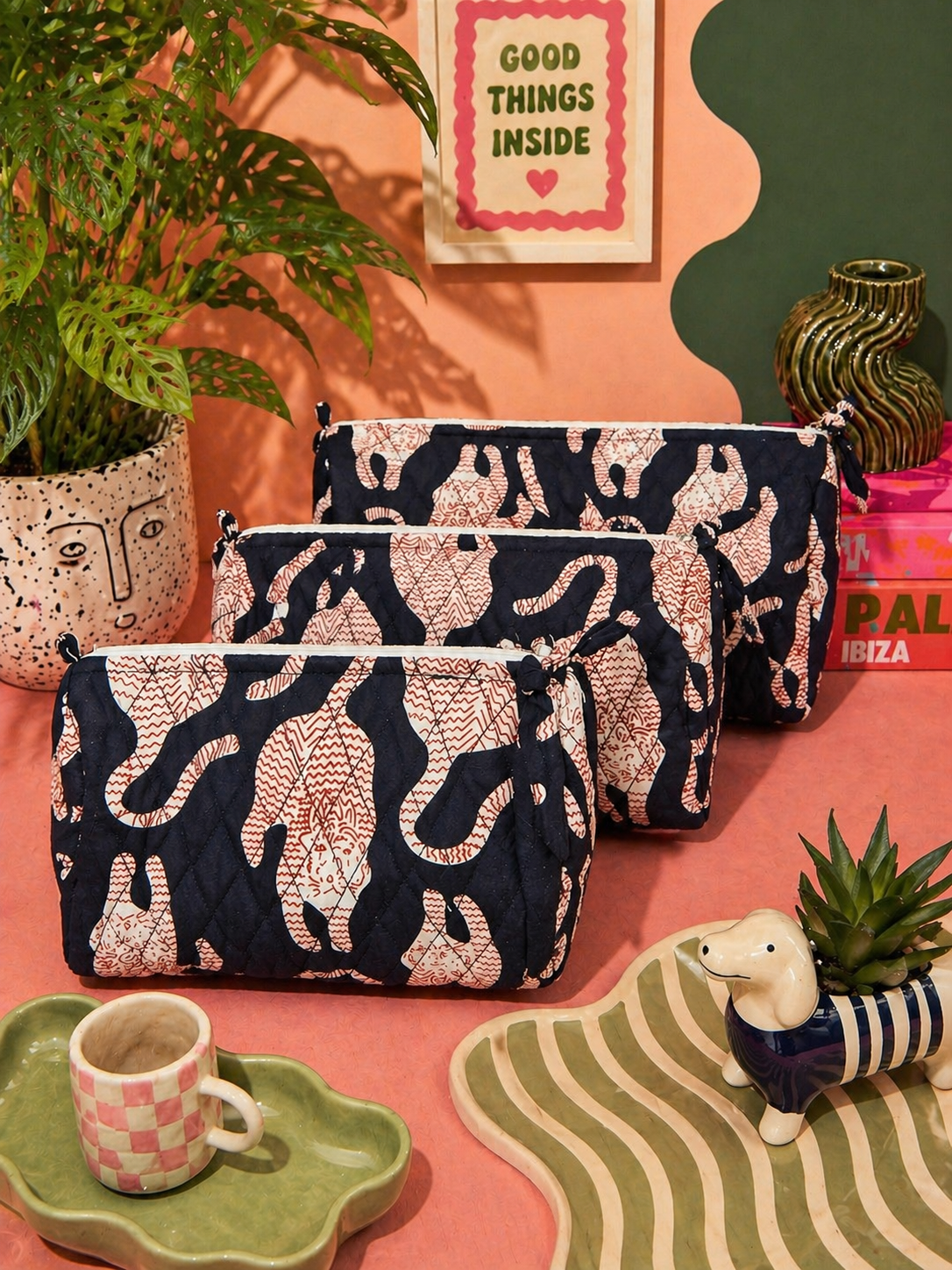 Midnight Cat Trio Set