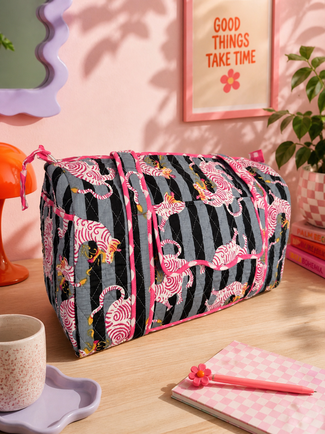 Pink Tiger Duffle