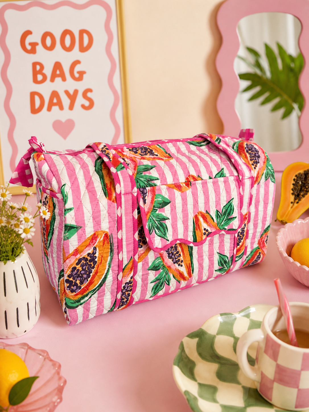 Rosy Tropic Duffle