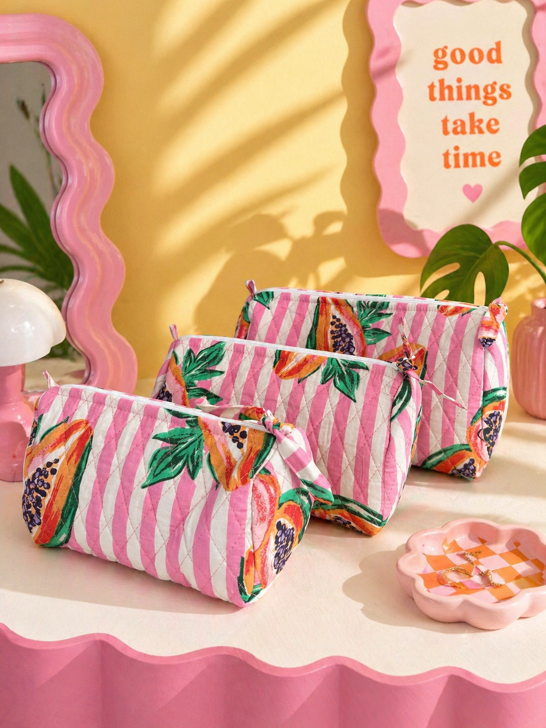 Rosy Tropic Trio Set