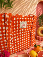 Sunset Safari Quilted Tote