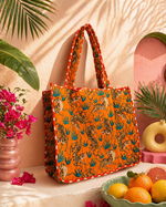 Sunset Safari Quilted Tote