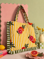 Sunshine Orchard Ruffle Tote